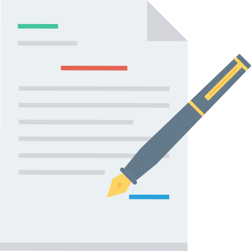 Digital strategy, contract icon