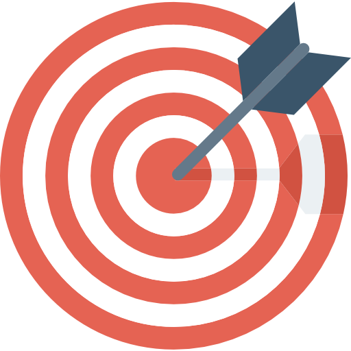Service design, target icon.